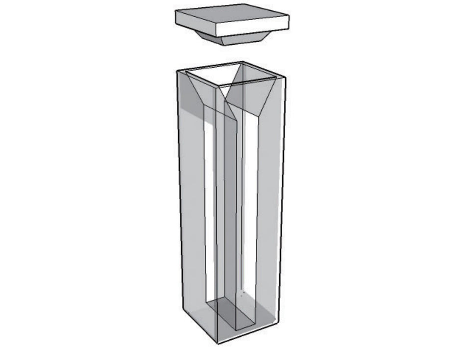 MSE PRO Micro-Fluorescence Cuvettes With Lid, 10mm Path Length, Optical Glass (340nm-2500nm), Laboratory Spectrometers and Spectrophotometers, MSE Supplies LLC, MSE Supplies