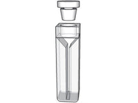 MSE PRO Micro Cuvettes With White Walls And Stopper, 100mm Path Length, Optical Glass (340nm-2500nm), Laboratory Spectrometers and Spectrophotometers, MSE Supplies LLC, MSE Supplies
