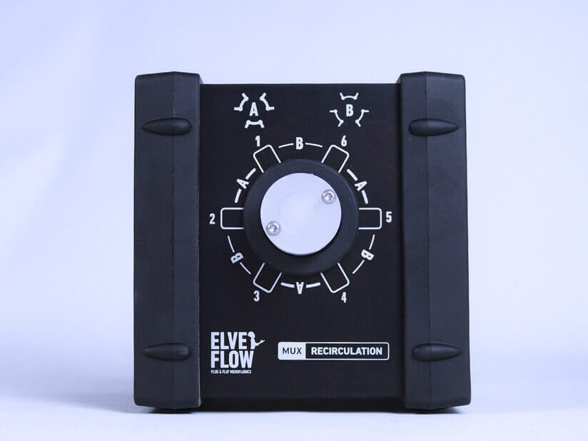 ELVEFLOW MUX Recirculation 6/2 Microfluidic Recirculation Valve, Pump Systems, ELVEFLOW, MSE Supplies