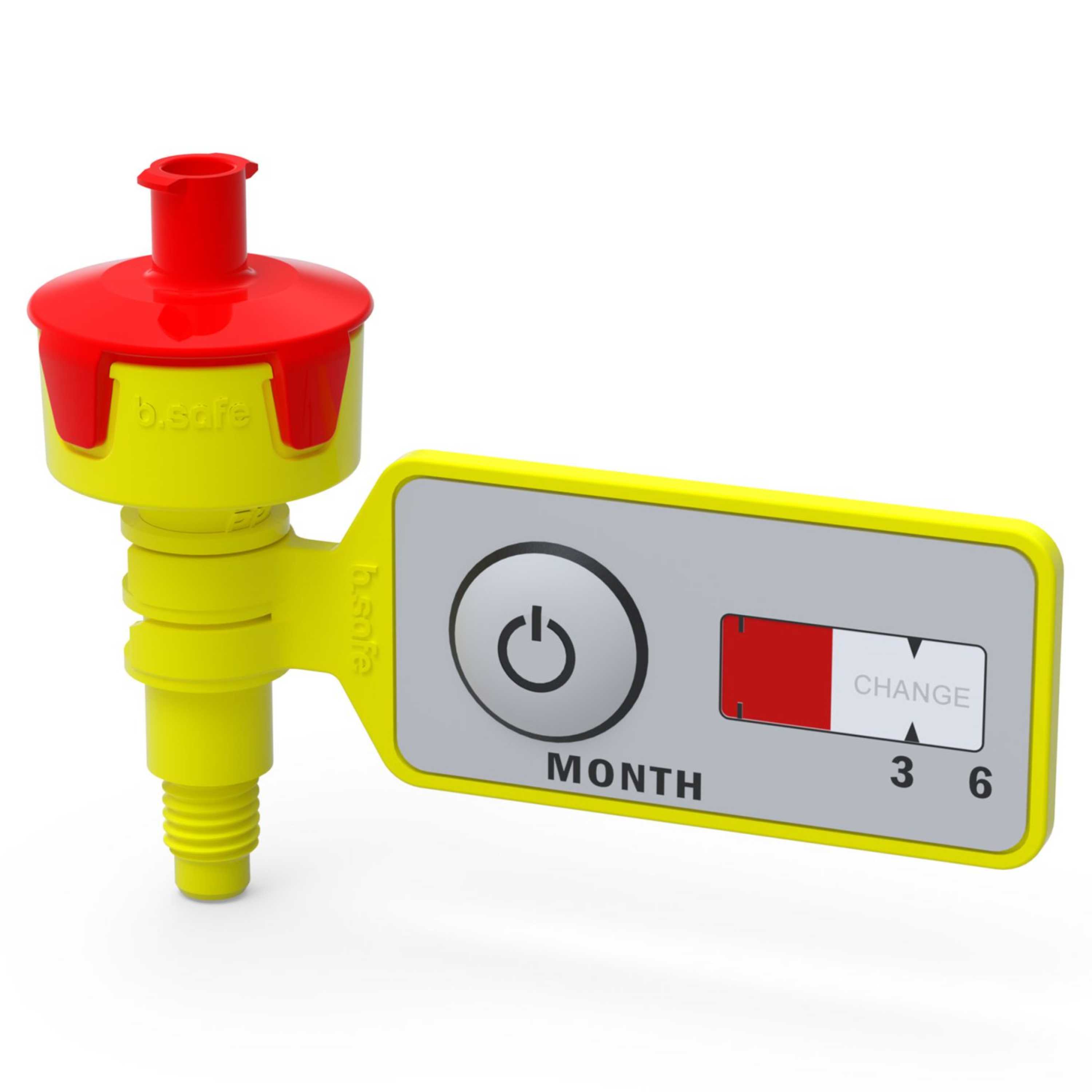 b.safe Air Valve (UNF 1/4", (PU=2 pcs.) ) (PP )