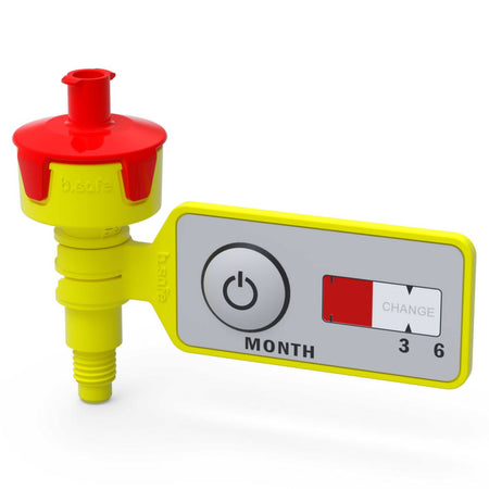 b.safe Air Valve (UNF 1/4", (PU=2 pcs.) ) (PP )