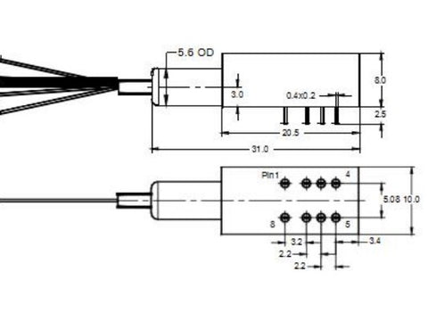MSE PRO Mini 1×1 1×2 2x2 Bypass Optical Switch - MSE Supplies LLC
