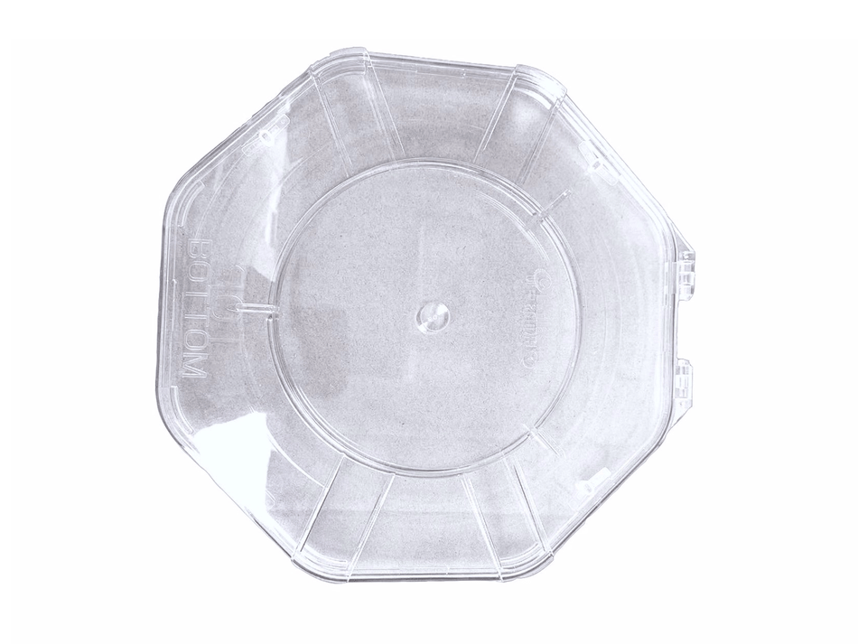 MSE PRO 8 inch 200 mm Single Wafer Carrier Case (Pack of 10), Polypropylene, Cleanroom Class 100 Grade, Wafer Carrier Cases, MSE Supplies LLC, MSE Supplies