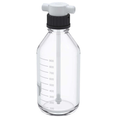 BOLA Scrubber Bottles Vitrum (PTFE/Glas ) - GL 45, 500 ml
