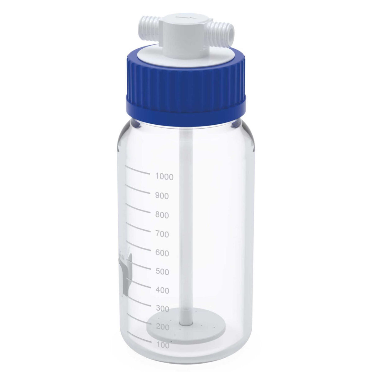 BOLA Scrubber Bottles Vitrum (PTFE/Glas ) - GLS 80, 500 ml