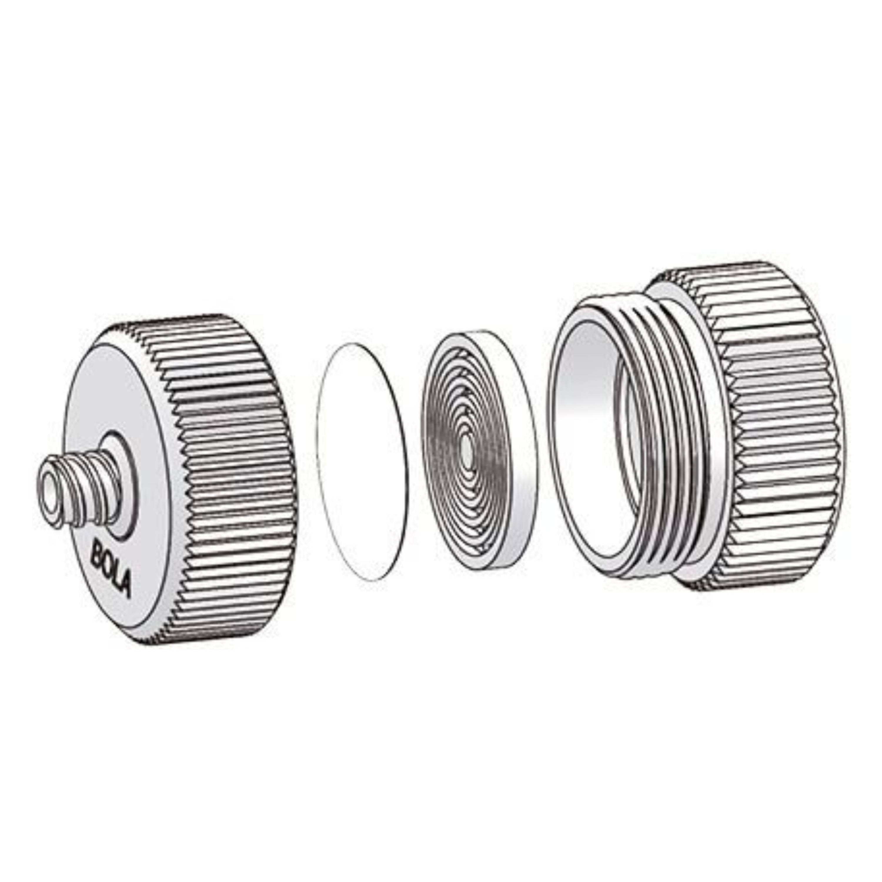 BOLA Filter Adapters for Syringes (PTFE ) - A Ø 34 mm