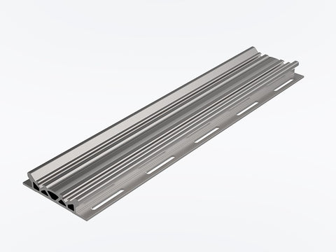 MSE PRO Natural Anodic Oxidation One-Sided Optical Construction Guides (25.5 x 119 mm) - MSE Supplies LLC