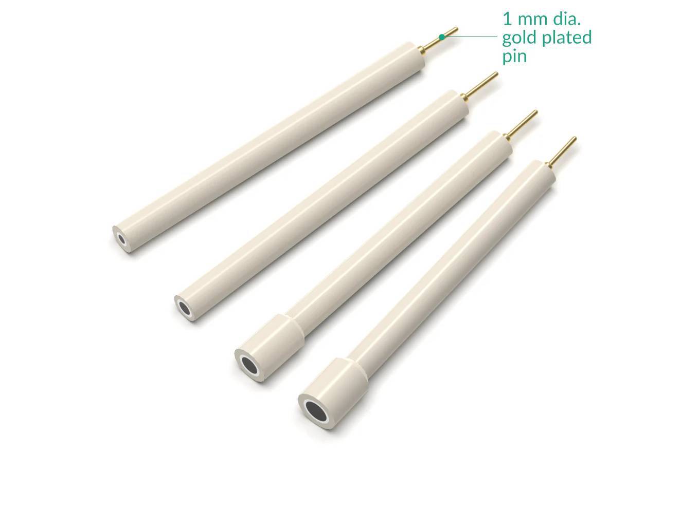 Working Disk Electrode - PEEk Body 6 MM Dia., 70 MM Long, Electrochemical Products, Redox.me, MSE Supplies