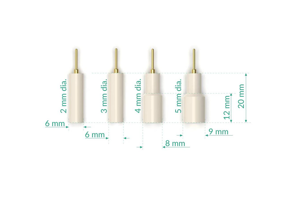 Working Disk Electrode - PEEK Body 6 MM Dia., 20 MM Long, Electrochemical Products, Redox.me, MSE Supplies