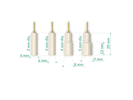 Working Disk Electrode - PEEK Body 6 MM Dia., 20 MM Long, Electrochemical Products, Redox.me, MSE Supplies
