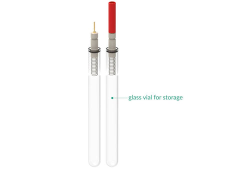 Metal Wire Auxiliary Electrode - 35Hx15 0.6/235 MM, Electrochemical Products, Redox.me, MSE Supplies