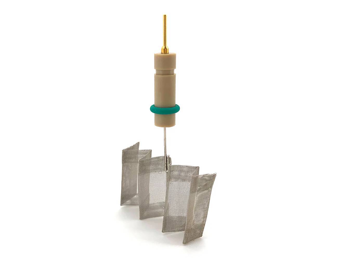 Rhodium Plated Counter Electrode Model 4 – Metal Mesh, Electrochemical Products, Redox.me, MSE Supplies