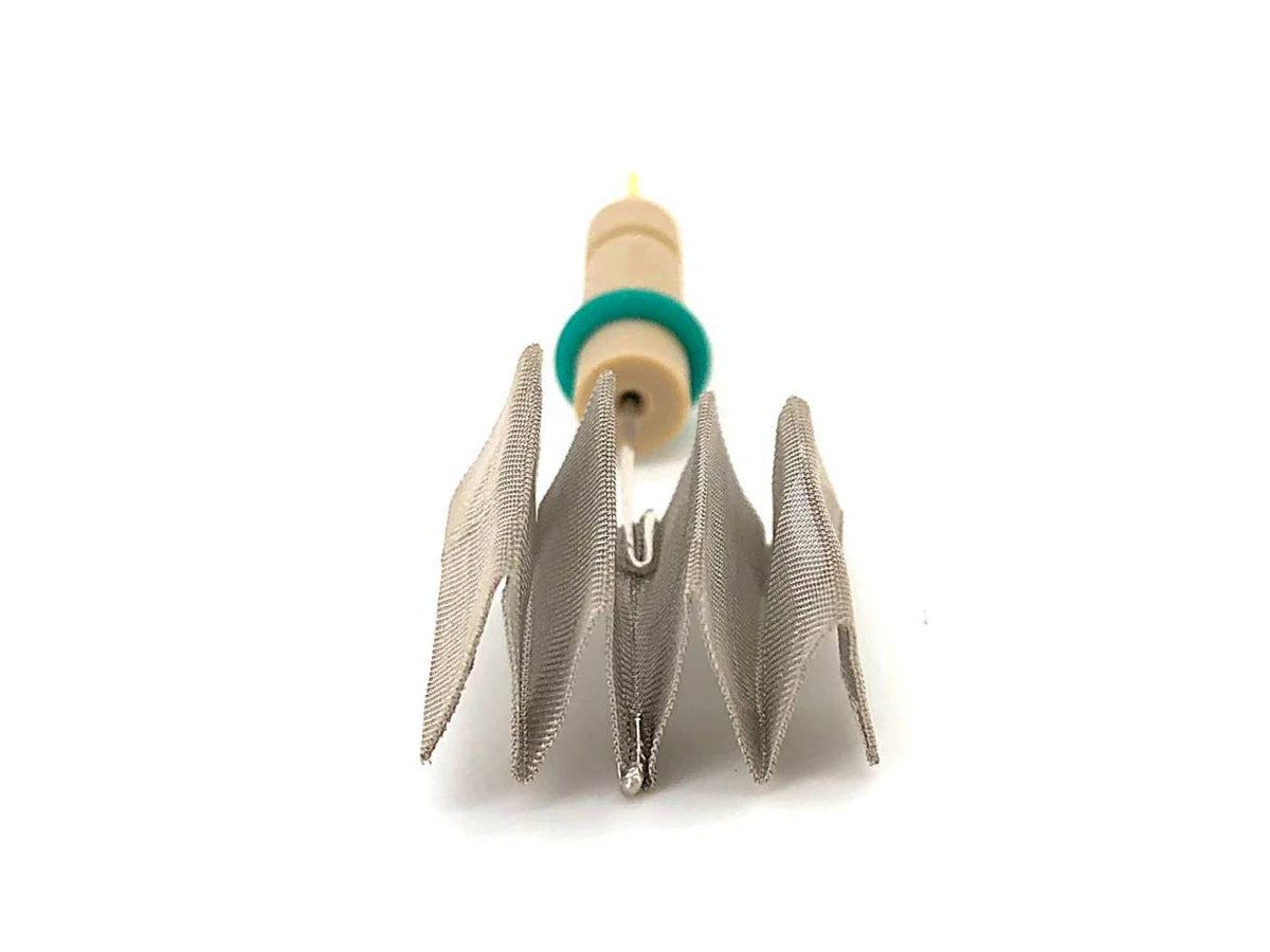 Rhodium Plated Counter Electrode Model 4 – Metal Mesh, Electrochemical Products, Redox.me, MSE Supplies