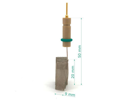 Rhodium Plated Counter Electrode Model 4 – Metal Mesh, Electrochemical Products, Redox.me, MSE Supplies