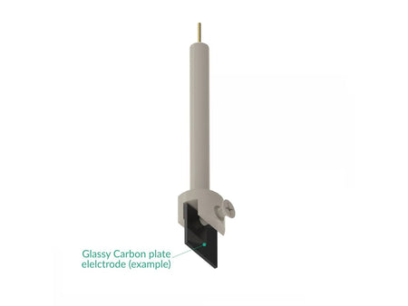 Basic Sample Holder - Metal Contact, 4 MM MAX. Thickness, Electrochemical Products, Redox.me, MSE Supplies