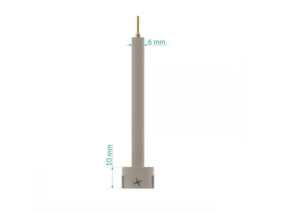 Basic Sample Holder - Metal Contact, 4 MM MAX. Thickness, Electrochemical Products, Redox.me, MSE Supplies