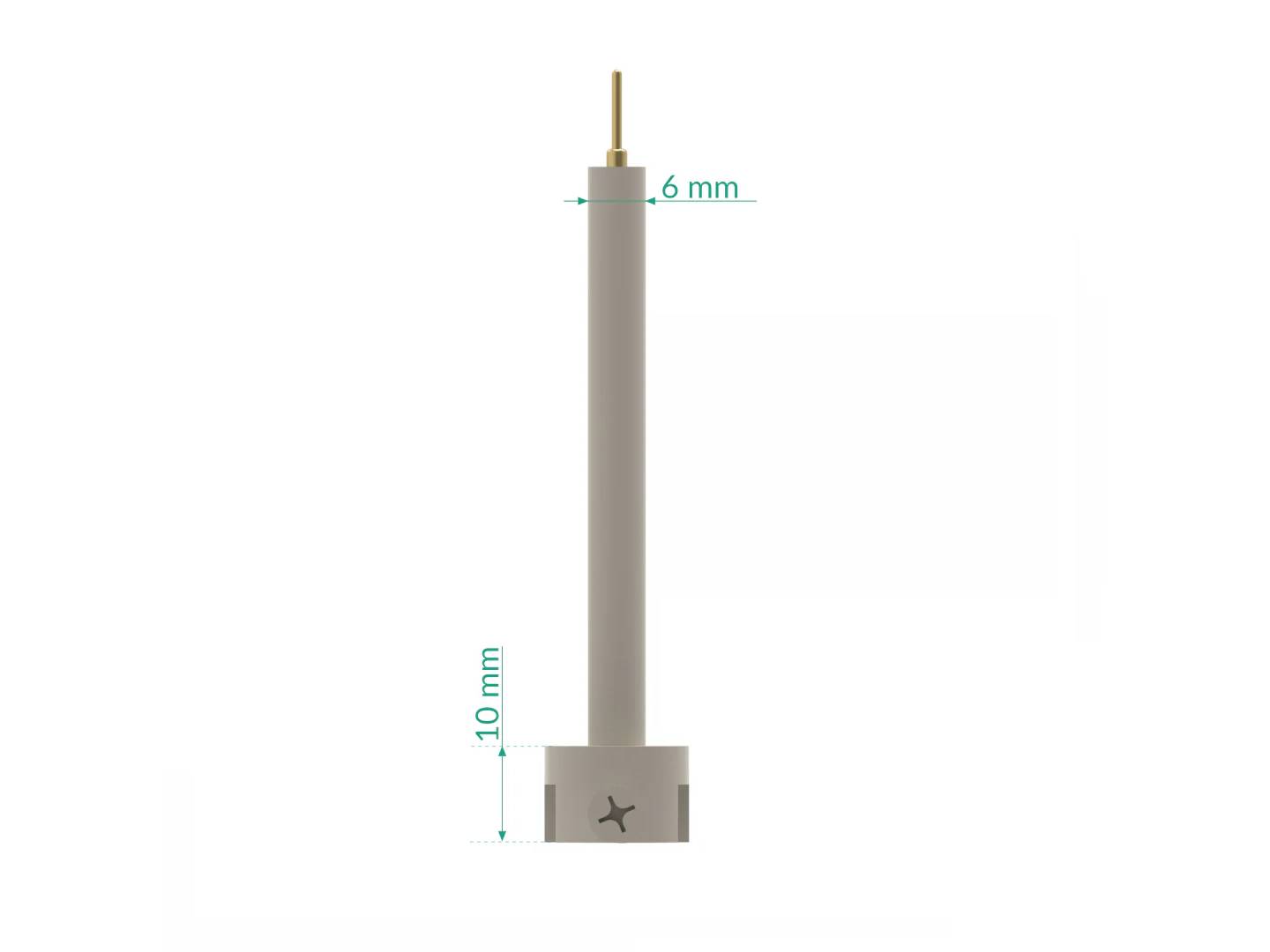 Basic Sample Holder - Metal Contact, 4 MM MAX. Thickness, Electrochemical Products, Redox.me, MSE Supplies