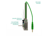 Reference Electrode Holder - Membrane Separation, 6 MM Dia. Electrodes, Electrochemical Products, Redox.me, MSE Supplies
