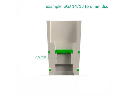 Electrode Adapter SGJ To Rod-Shape Electrode, Electrochemical Products, Redox.me, MSE Supplies