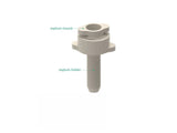 Septum Adapter, ND9 Septum, 20 Mm Long, Electrochemical Products, Redox.me, MSE Supplies