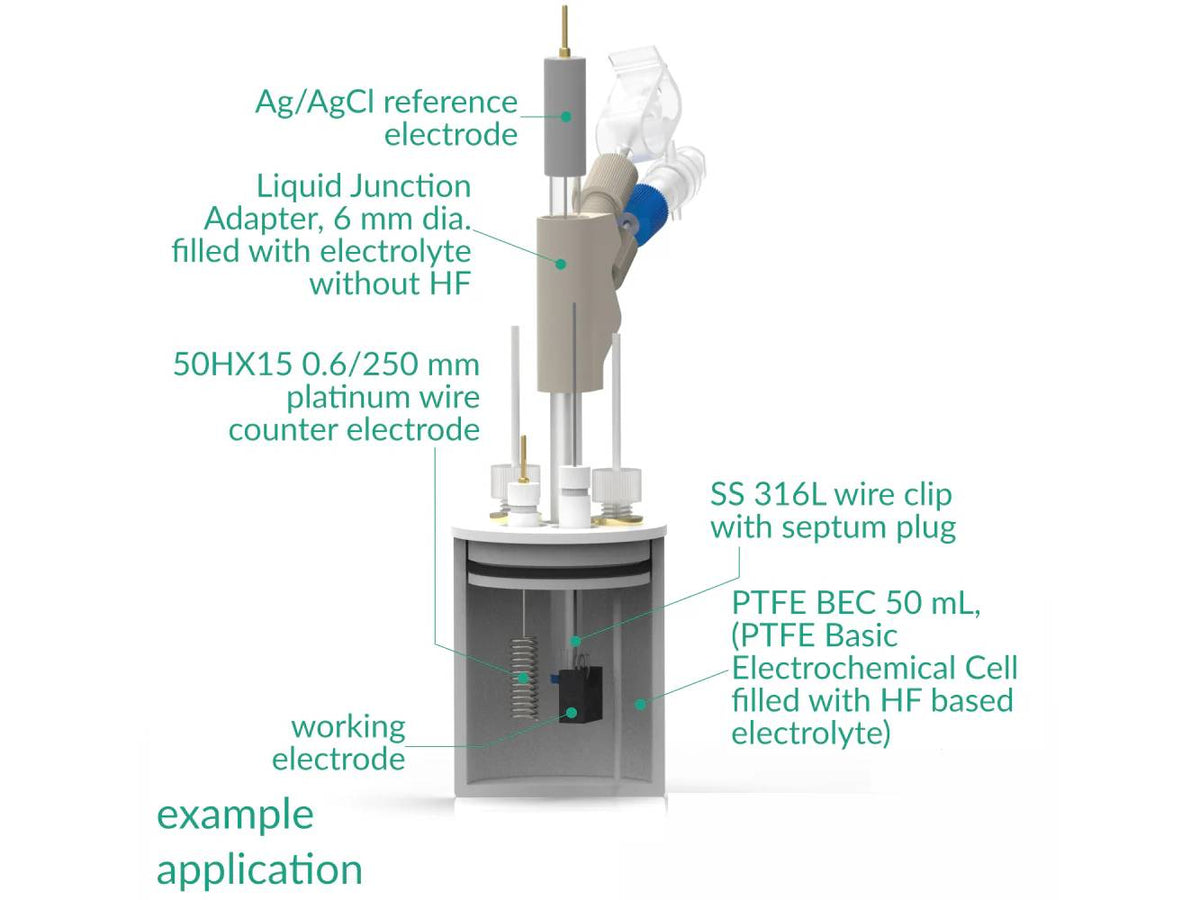Liquid Junction Adapter, 6 Mm Dia., Electrochemical Products, Redox.me, MSE Supplies
