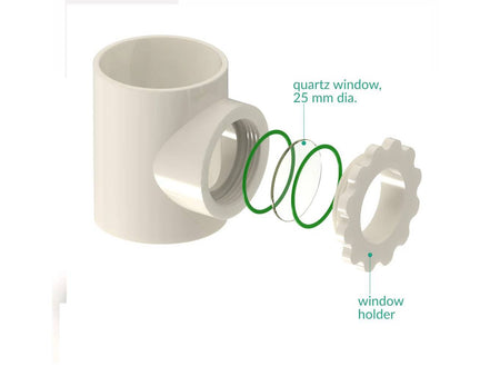 Chambers For Photo-BIO-EC Reactor - 50 Ml, Electrochemical Products, Redox.me, MSE Supplies
