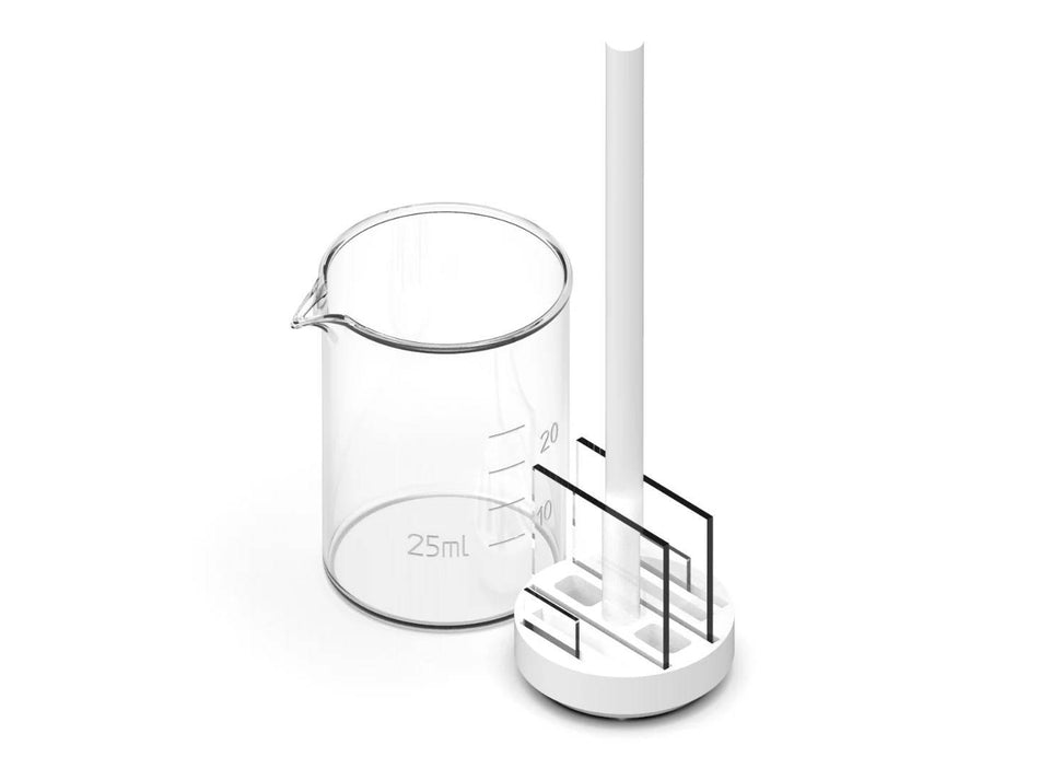 S Rack 25 ML - Substrate Rack For 25 ML Beaker, Electrochemical Products, Redox.me, MSE Supplies