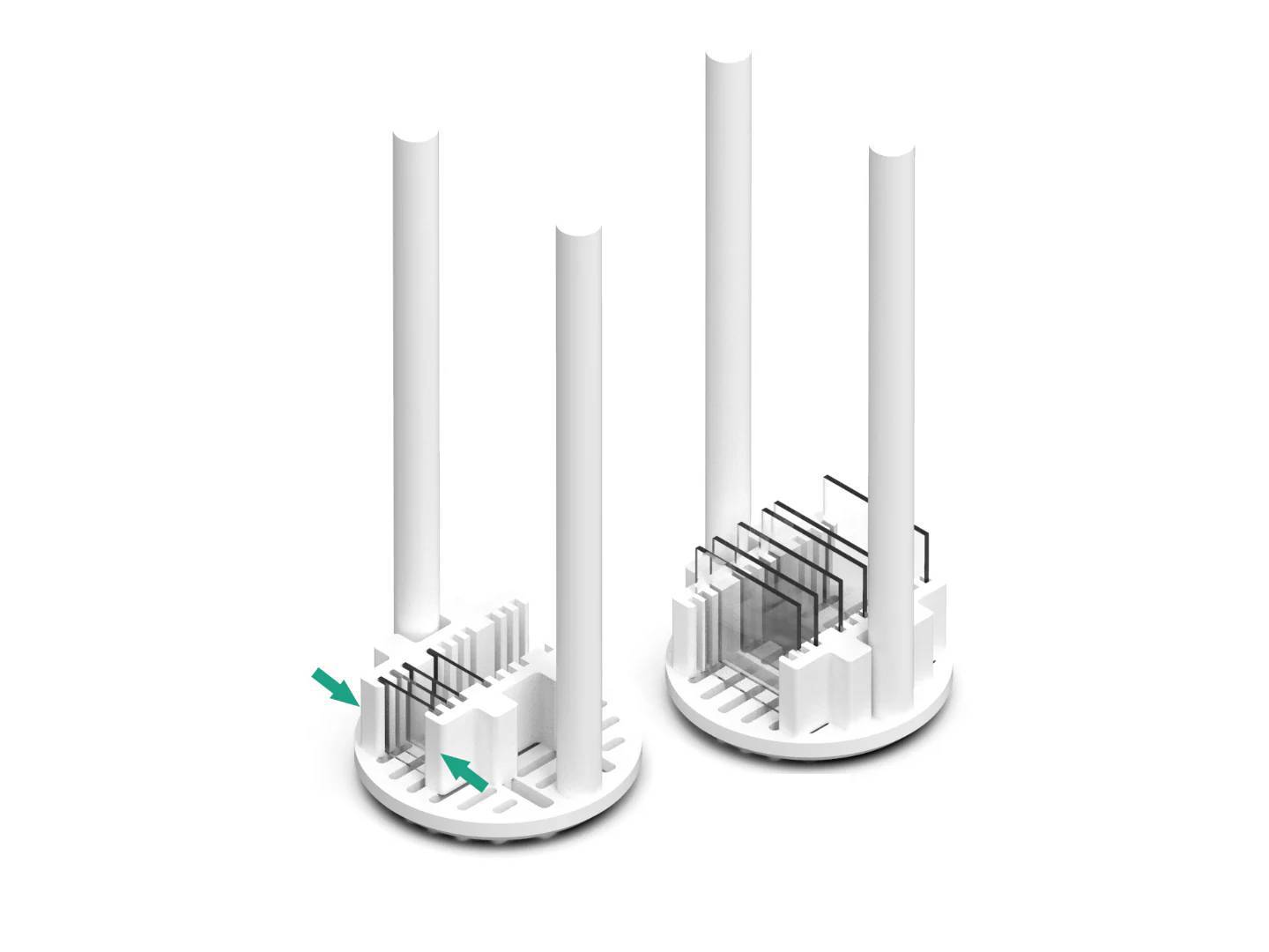AS Rack 150 ML - Adjustable Substrate Rack For 150 ML Beaker, Electrochemical Products, Redox.me, MSE Supplies