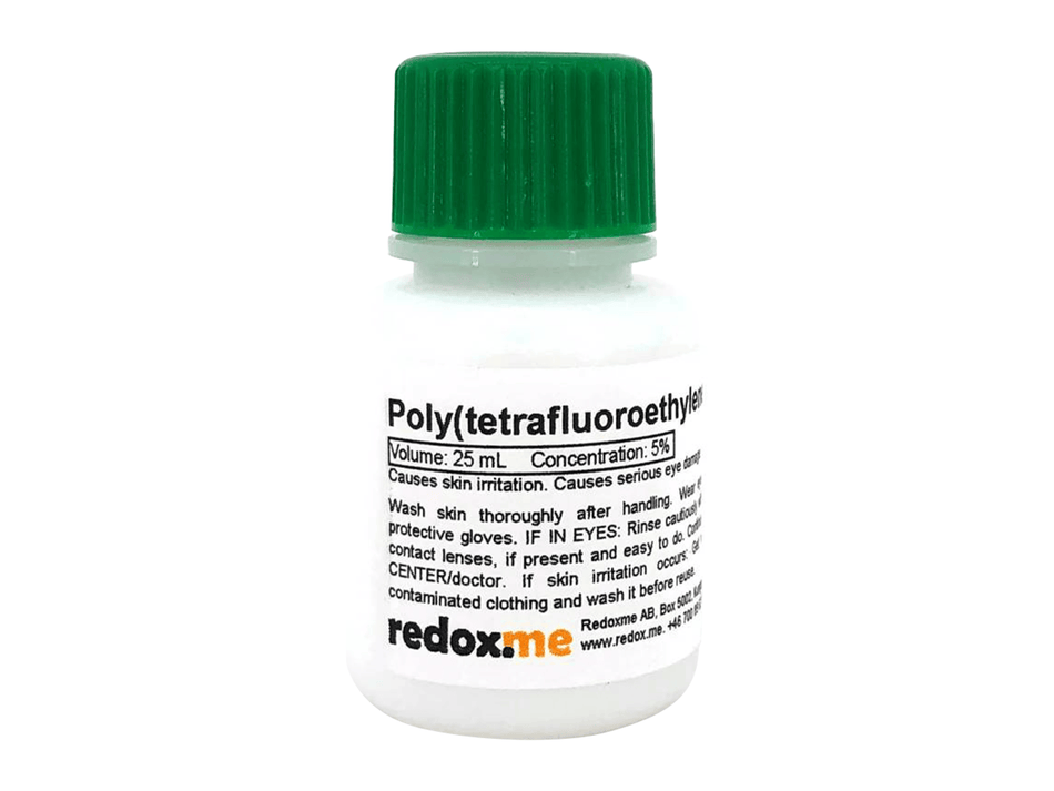 Poly(Tetrafluoroethylene) Binder (PTFE) - 25 ML, Electrochemical Products, Redox.me, MSE Supplies