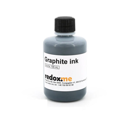Graphite Ink, 100 ML, Water-Based, Electrochemical Products, Redox.me, MSE Supplies