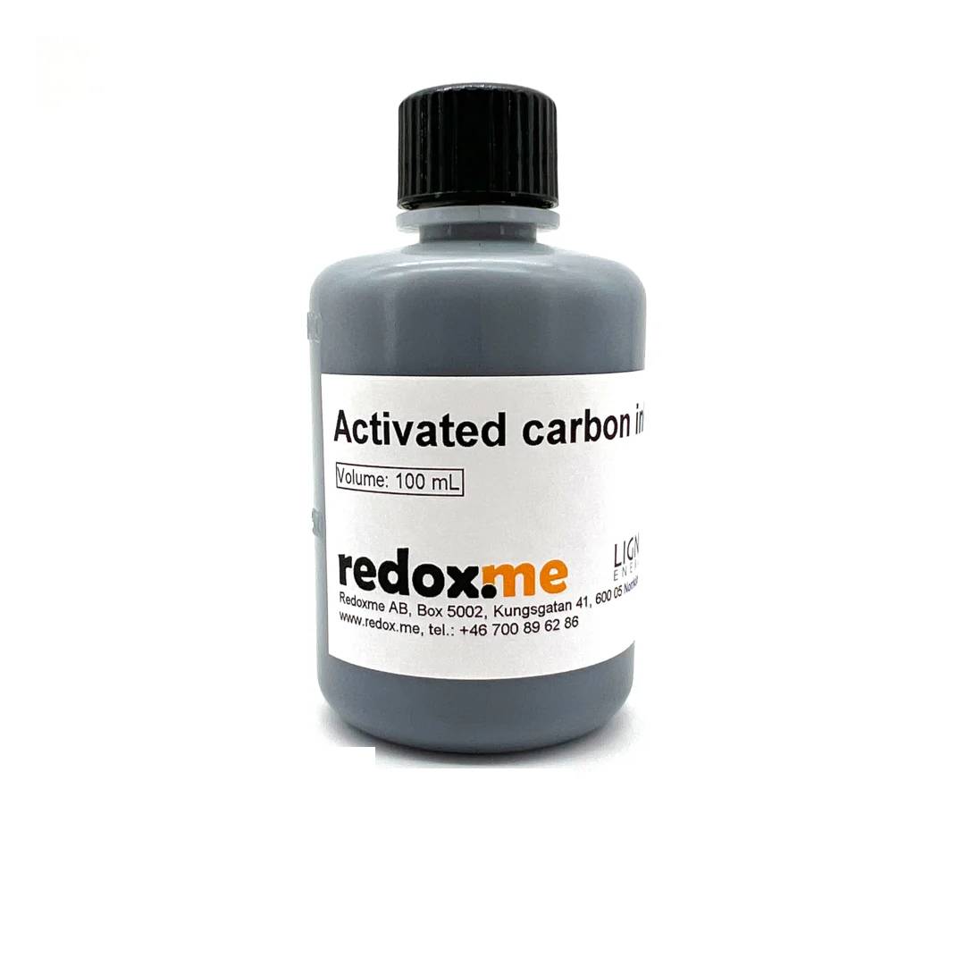 Activated Carbon Ink, 100 ML, Water-Based, Electrochemical Products, Redox.me, MSE Supplies