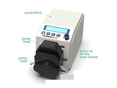 Peristaltic Pump, Model A, 0.07 - 380 ML PER MIN, Electrochemical Products, Redox.me, MSE Supplies