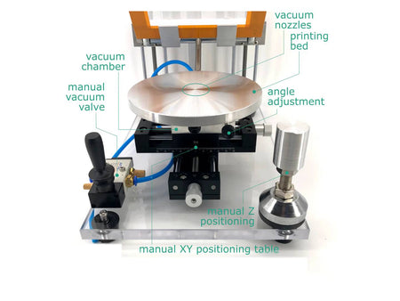 Laboratory Screen Printer - Manual, 170 MM dIA. Printing Bed, Electrochemical Products, Redox.me, MSE Supplies