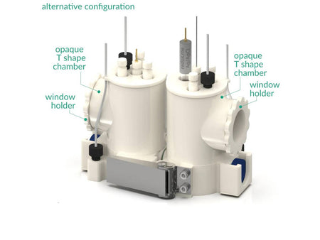 Photo-Bio-EC Reactor - Photo-Bioelectrochemical Reactor 2 X 50 ML, Electrochemical Products, Redox.me, MSE Supplies