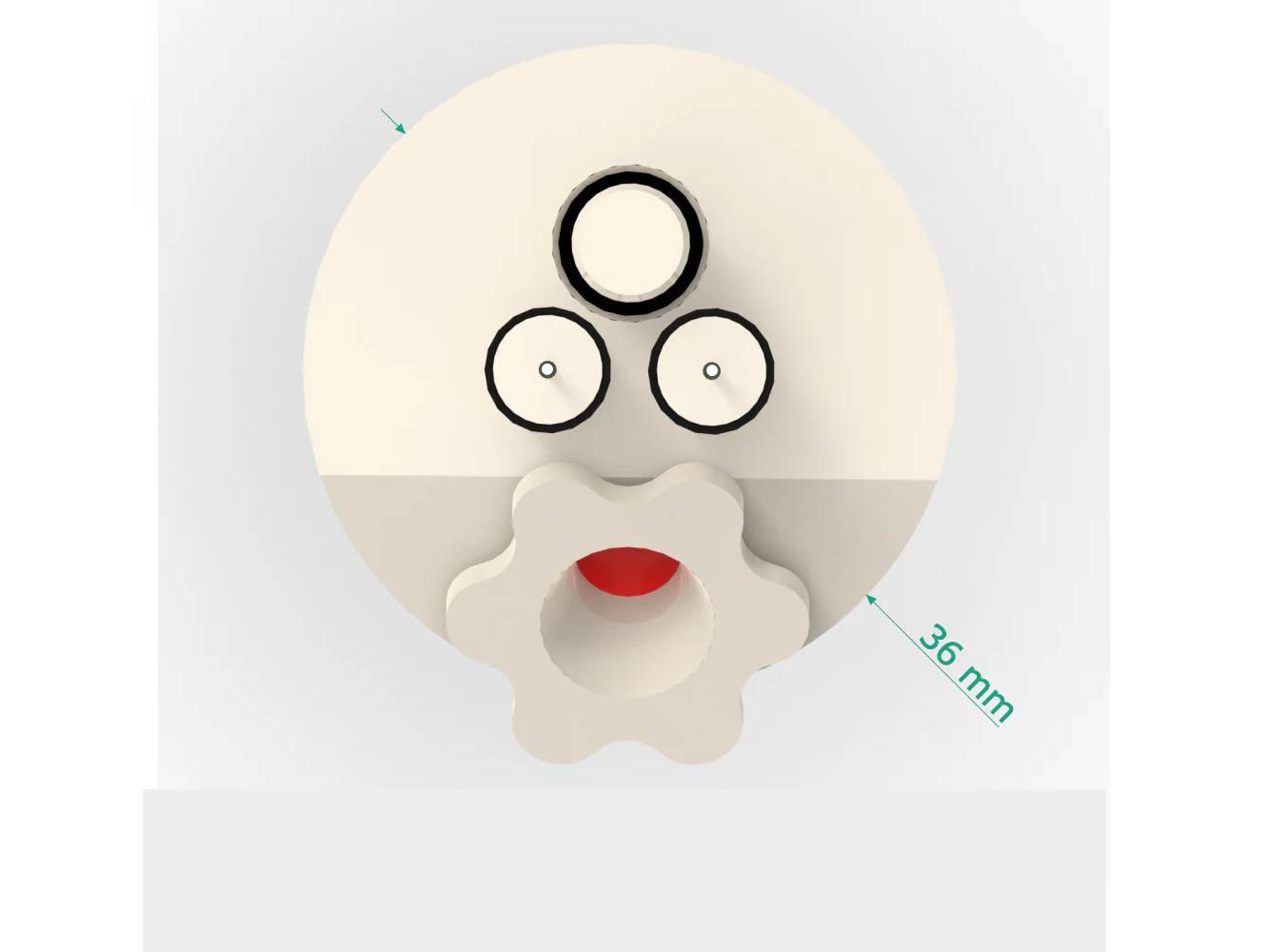 Electrosynthesis Reactor B-Series/Septa, 26 Mm Od, 3-Port, Electrochemical Products, Redox.me, MSE Supplies