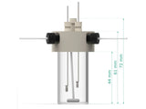 Electrosynthesis Reactor B-Series, 26 MM OD, 3-Port, Electrochemical Products, Redox.me, MSE Supplies