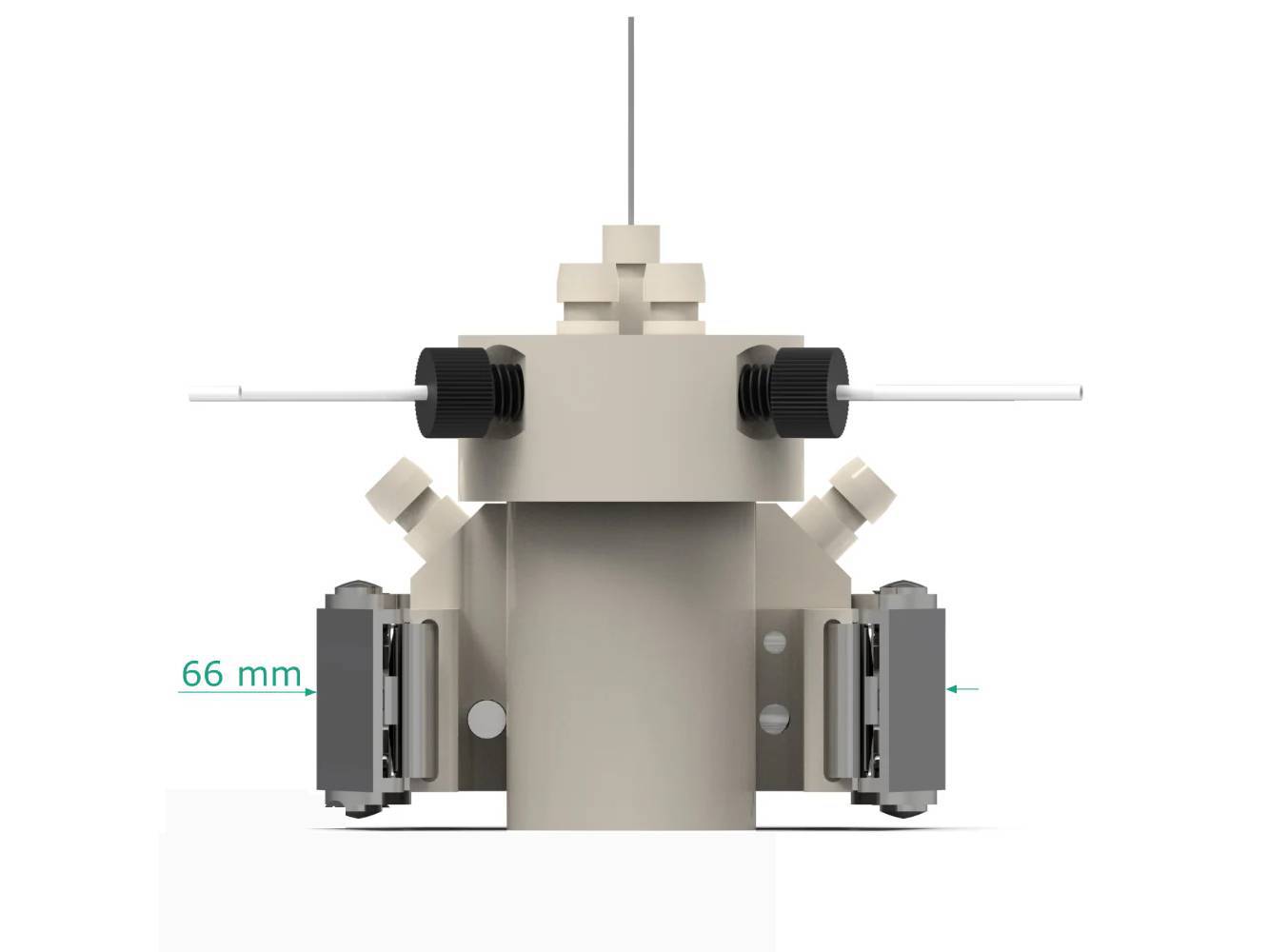 Electrosynthesis Reactor E-Series, Divided Cell, 2X4-Port, Electrochemical Products, Redox.me, MSE Supplies