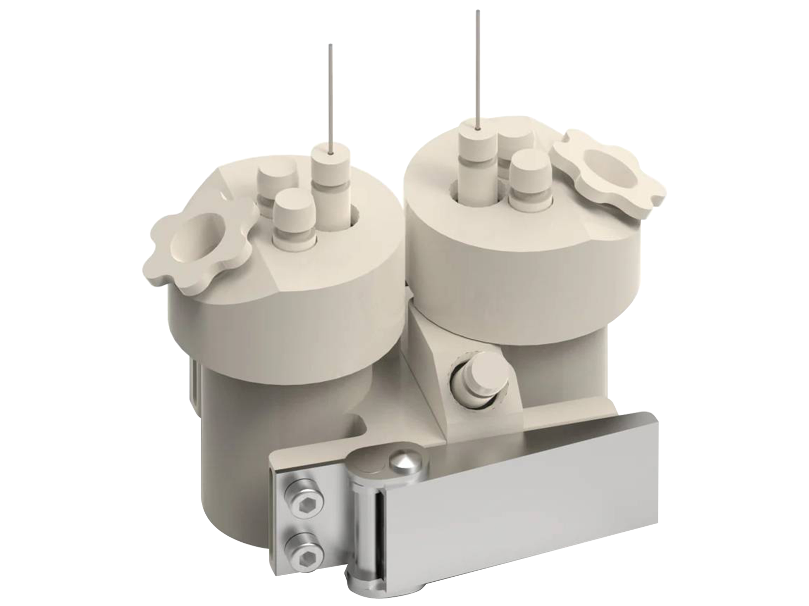 Electrosynthesis Reactor E-Series/Septa, Divided Cell, 2X4-Port, Electrochemical Products, Redox.me, MSE Supplies