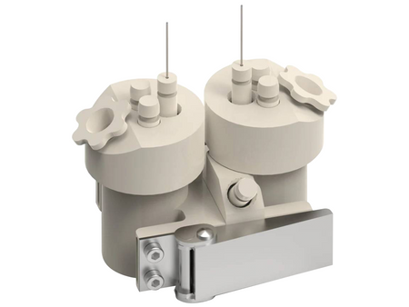 Electrosynthesis Reactor E-Series/Septa, Divided Cell, 2X4-Port, Electrochemical Products, Redox.me, MSE Supplies