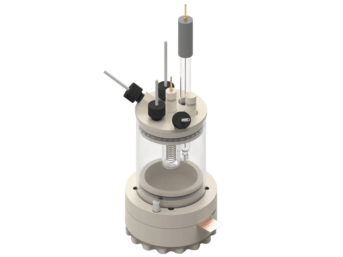 Two-Compartment Bottom Mount Front Contact Electrochemical Cell Setup, Electrochemical Products, Redox.me, MSE Supplies