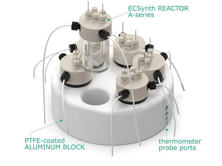 Electrosynthesis Multiple Reactor Set, A-Series, Electrochemical Products, Redox.me, MSE Supplies