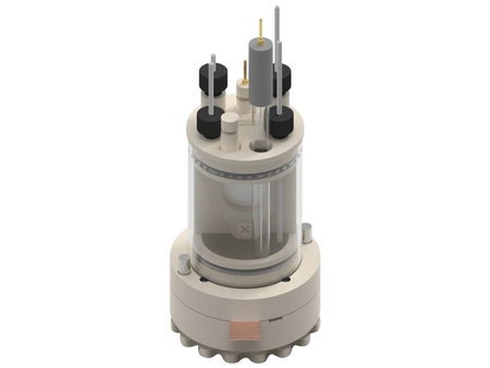 Bottom Mount Front Contact Electrochemical H-Cell, Electrochemical Products, Redox.me, MSE Supplies