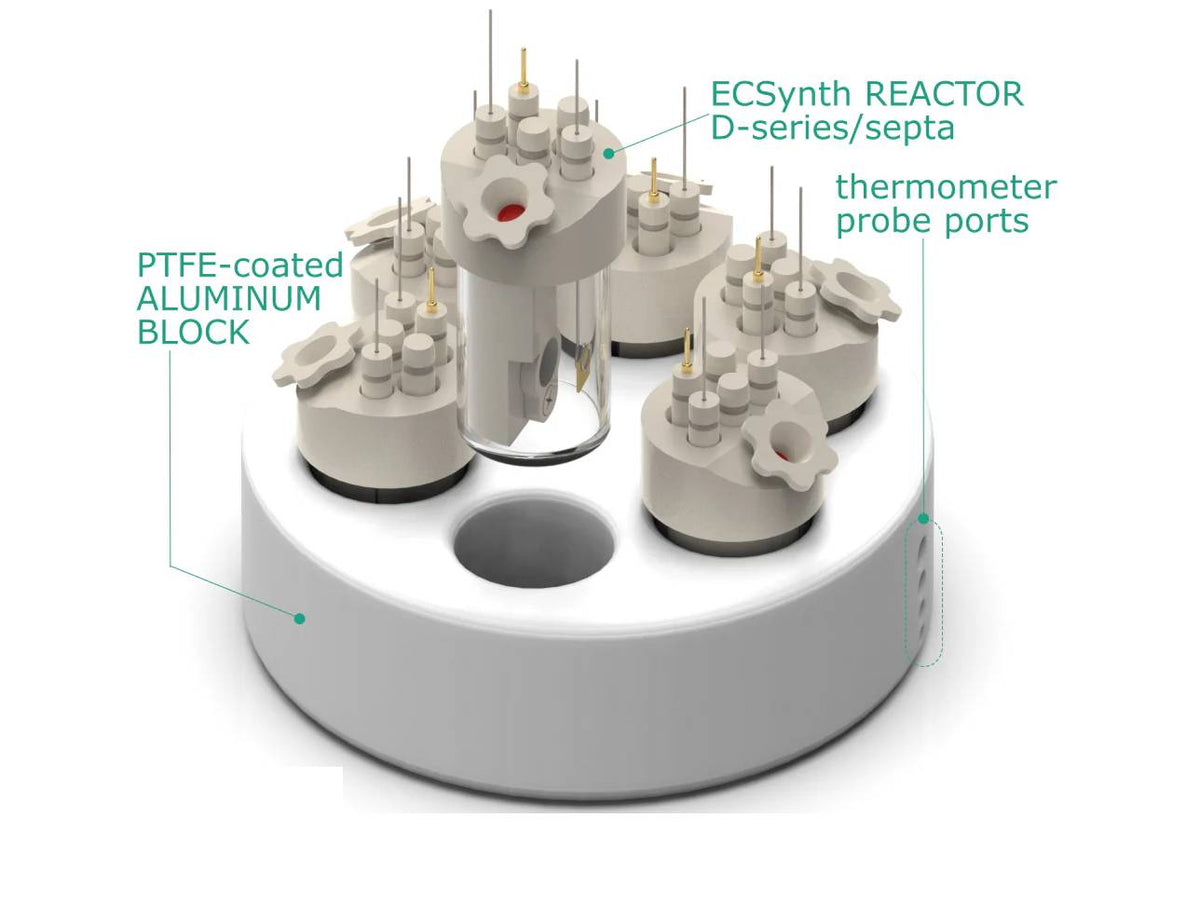 Electrosynthesis Multiple Reactor Set, D-Series, Electrochemical Products, Redox.me, MSE Supplies