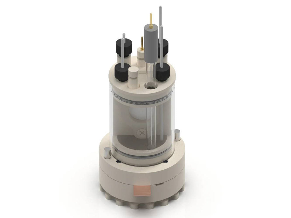 Bottom Mount Front Contact Electrochemical H-Cell Setup, Electrochemical Products, Redox.me, MSE Supplies