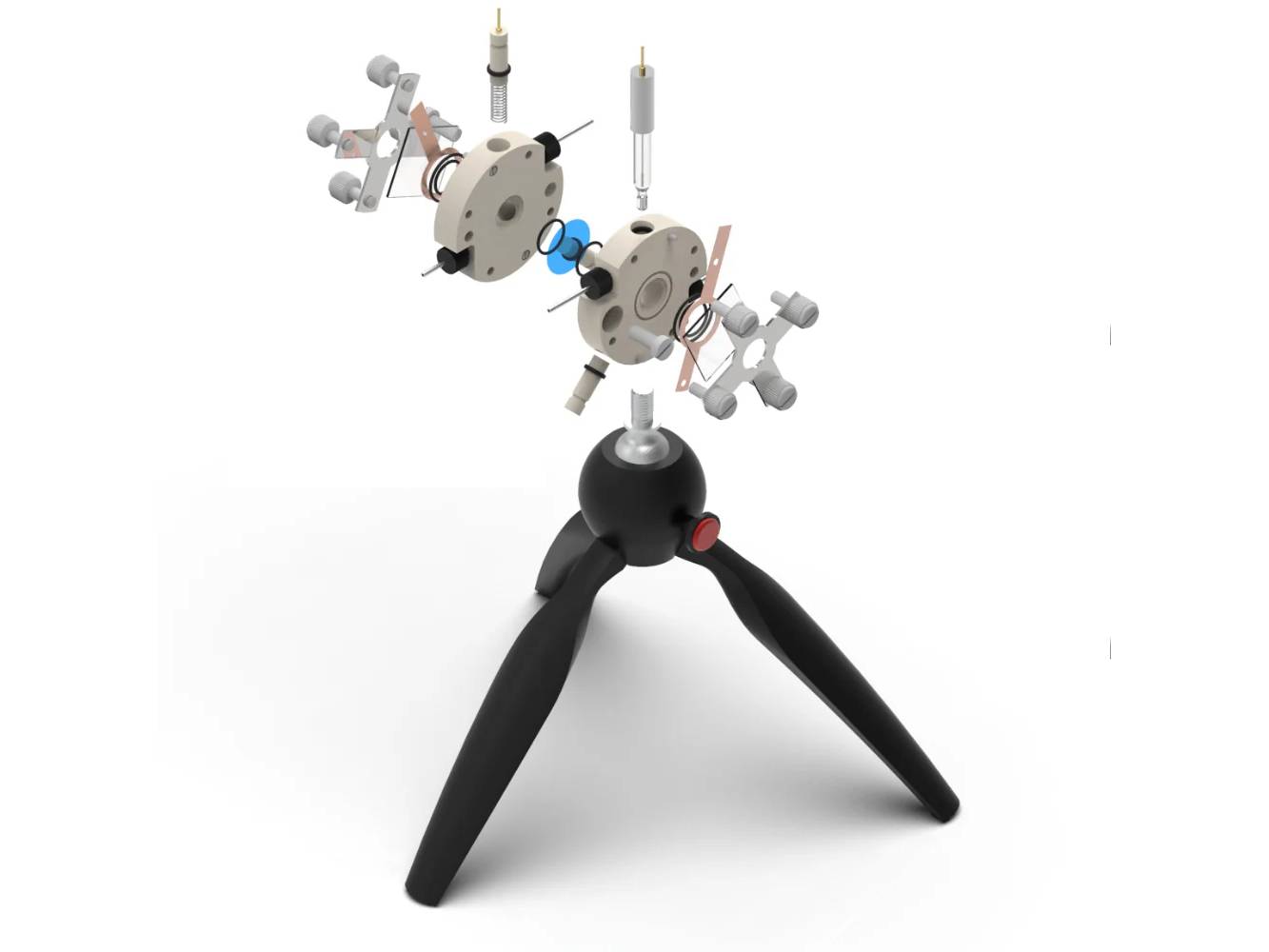 Photo-Electrochemical Flow H-Cell, Electrochemical Products, Redox.me, MSE Supplies