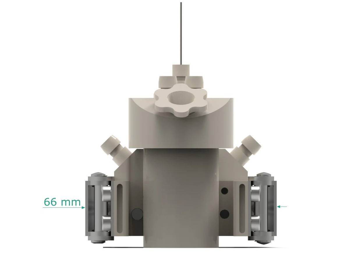 Electrosynthesis Reactor E-Series/Septa, Divided Cell, 2X4-Port, Electrochemical Products, Redox.me, MSE Supplies