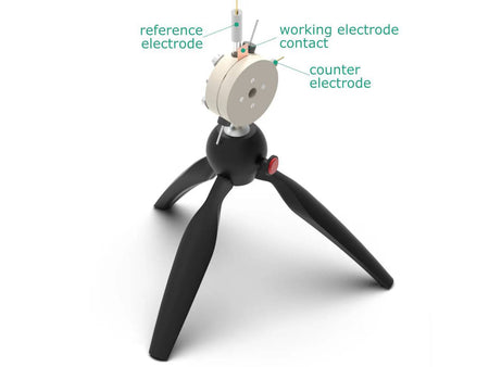 Spectro-Electrochemical Flow Cell Magnetic Mount Setup, Electrochemical Products, Redox.me, MSE Supplies