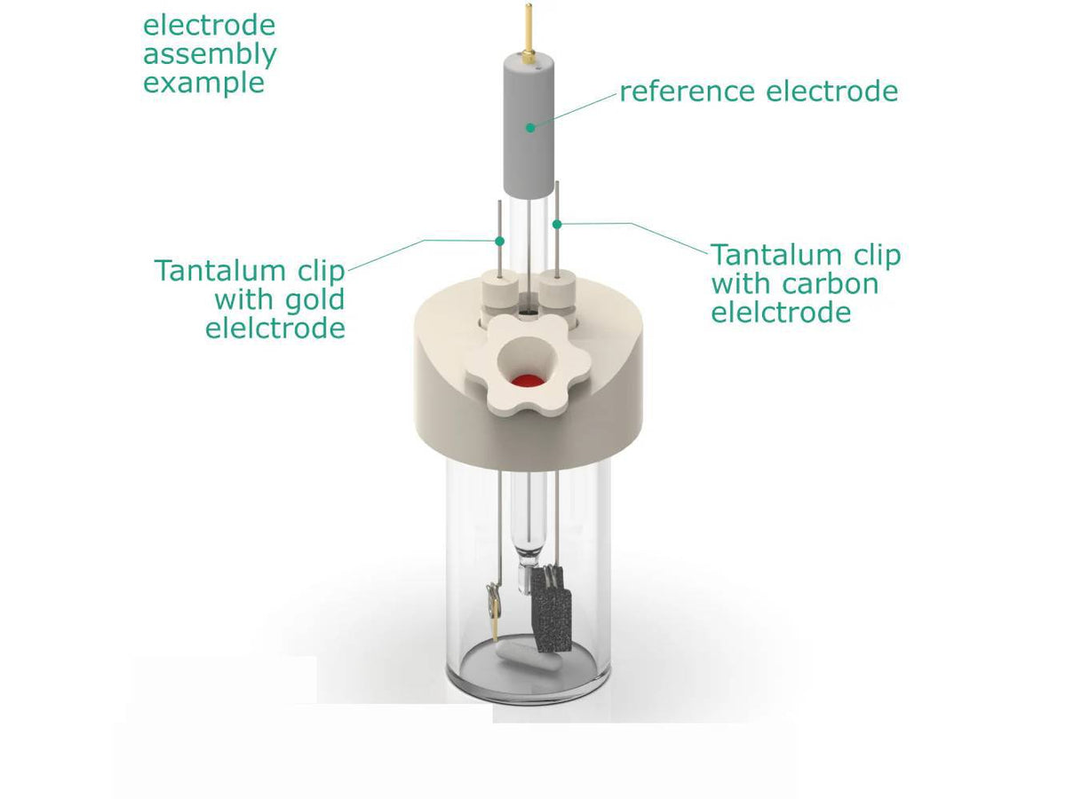 Electrosynthesis Reactor B-Series/Septa, 26 Mm Od, 3-Port, Electrochemical Products, Redox.me, MSE Supplies