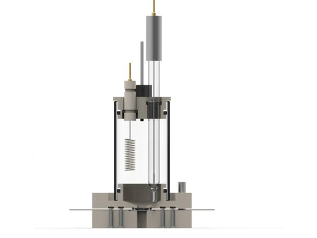 Van Der Pauw Bottom Mount Electrochemical Cell, Electrochemical Products, Redox.me, MSE Supplies