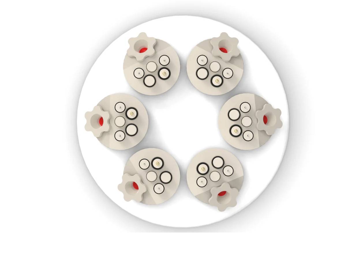 Electrosynthesis Multiple Reactor Set, D-Series, Electrochemical Products, Redox.me, MSE Supplies